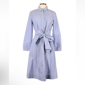 J. Crew Tie Waist Shirt Dress Size 0 NWT